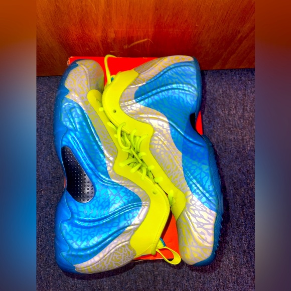 Nike Air flightposite Exposed `Volt’-size 10 - Picture 2 of 6